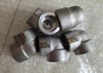 A105 90 Degree CL3000 Forged Pipe Fittings , Carbon Steel Threaded Pipe Fittings