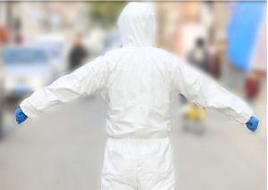Quality Anti Epidemic Disposable Protective Clothing Chemical Resistant Coveralls wholesale