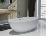 Stable Small Freestanding Soaking Tub Stand Alone Bathtubs 134KGS