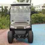 Red Color 14 Inches Off-Road Tires 4 Wheel LSV Utility 2 Seater Mini Golf Cart