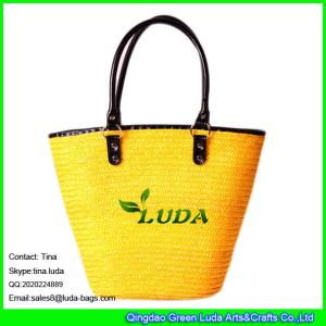 Quality LUDA big handbags wholesale wheat straw tote summer bag wholesale