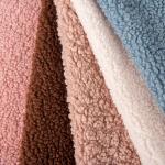 Polyester Sofa Fabric Teddy Fur Fabric for Toys and Clothing Any color can be