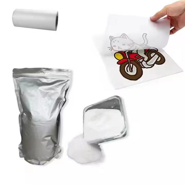 TPU DTF Powder Adhesive DTF Hot Melt Powder For Heat Transfer Printing PET Film