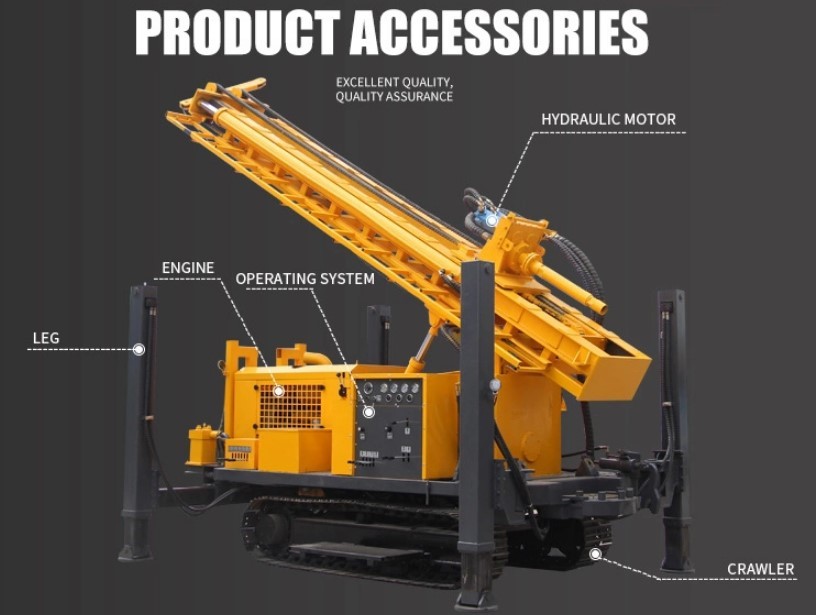 72kw Pneumatic Drilling Rig Commercial Industrial Rock Drilling