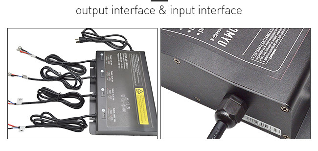 Portable 4 Bank Marine Waterproof Battery Charger With Multiple Interfaces