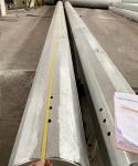 Dodecagonal Power Transmission Steel Pole Hot Dip Galvanized 105FT Q460