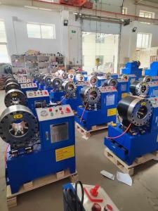 Quality PLC Control DX68 Hose Crimping Machine Max Opening 114mm wholesale