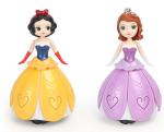 Custom Dancing Princess Universal Spinning Cool Light Music Aisha plastic Toy