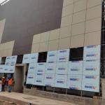 0.3mm*0.3mm ACP Aluminum Composite Panel 1240mm For Construction&Decoration