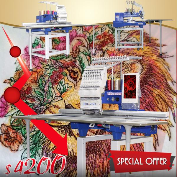 HOLiAUMA best computer embroidery machine supplier HO1501L 360*1200mm single