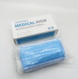 Quality Melt Blown Medical Breathing Mask , Earloop Style Non Woven Fabric Face Mask wholesale
