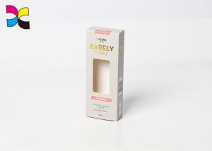 Quality Baby Pink Toothpaste Custom Printed Corrugated Boxes Golden Foil Product With Window wholesale