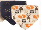Washable Toddler Feeding Bibs / Baby Food Bibs Backed With Knit Terry Absorbency