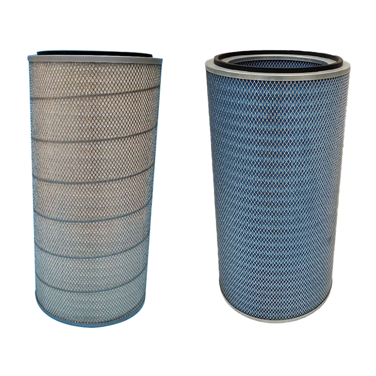 99.99% Polyester Coalescing Filter Cartridge Flat Type Dust Filter