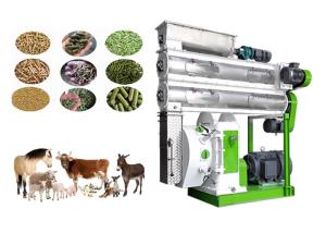 China High Efficiency Animal Feed Making Machine , Cow Hen Food Making Machine on sale