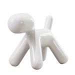 Colorful four size fiberglass fancy plastic kid chair dog shape lounge chair