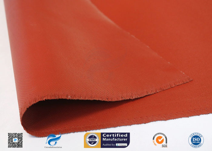 0.9mm Silicone Coated Fiberglass Fabric For Welding Tear Resistance