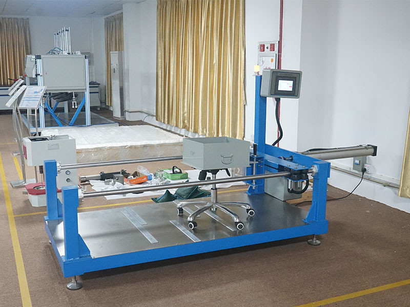 LCD Display Chair Caster / Base Furniture Testing Machines Abrasion Resistance Test Machine