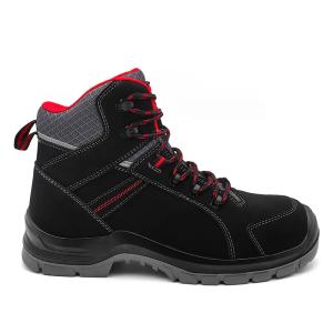 Quality S3 Genuine Leather Safety Boots Mens Breathable Safety Shoes For Work wholesale