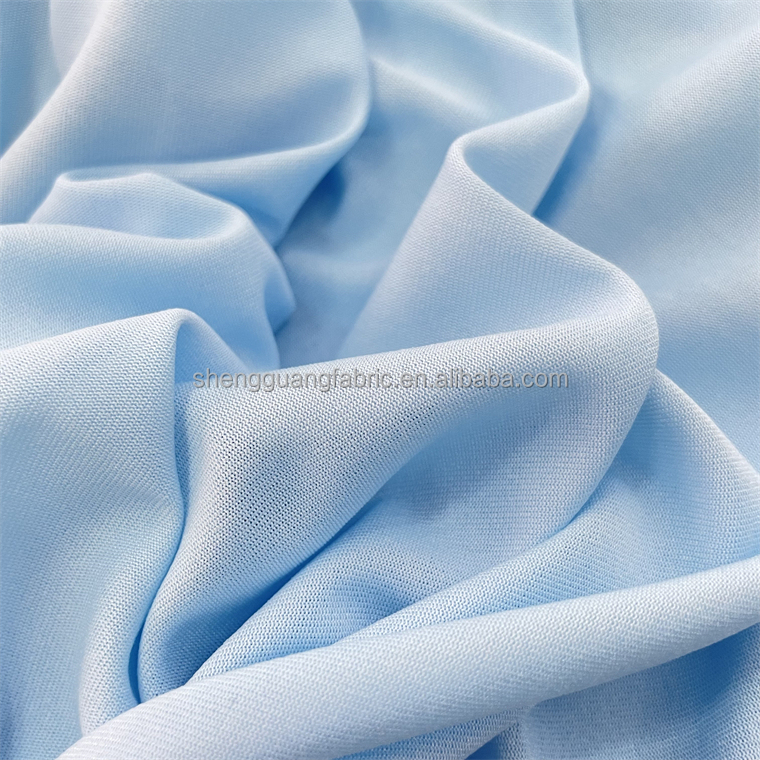 Sample of free and cheap jersey polyester material textile 100% polyester fabric for sports shoe and bags
