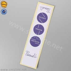 Quality 30MM Garments Trousers Cloth Paper Sticker Labels Paper Eco Friendly Glue wholesale