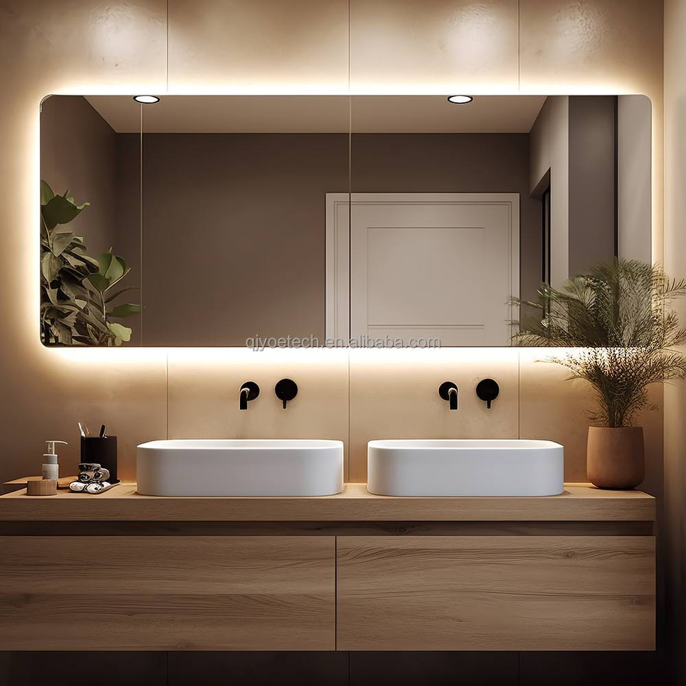 Entry Thickness 3mm-12mm Smart LED Mirror with Wall Mounted and Illuminated Feature