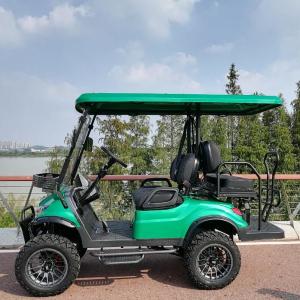 Quality 4 Wheel Disc Brake 10 Inch TFT IP66 CARplay Display 4 Person Golf Cart Max140KM Max 28MPH Hunting 4 Seater Electric Golf wholesale