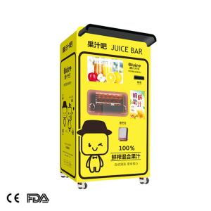 Quality high speed rail station white oranges extractor vending machine blend juice wholesale