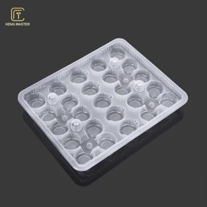 Quality Small Partition Sectional 25cm Plastic Pastry Packaging wholesale
