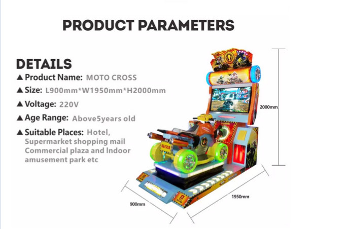 Children Crazy 4 Wheel Coin Operated Simulator Driving Car Games CE Certificate