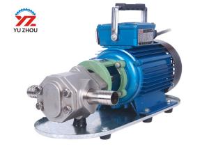 Quality Small Edible Oil Gear Pump , Stainless Steel Rotary Gear Pump For Oil Transfer wholesale