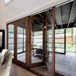 Mosquito Screen Aluminium Double Doors Customized Measurement Folding Opening