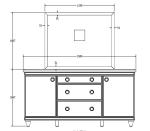 wooden hotel bedroom furniture,dresser/chest /TV cabinet DR-0006