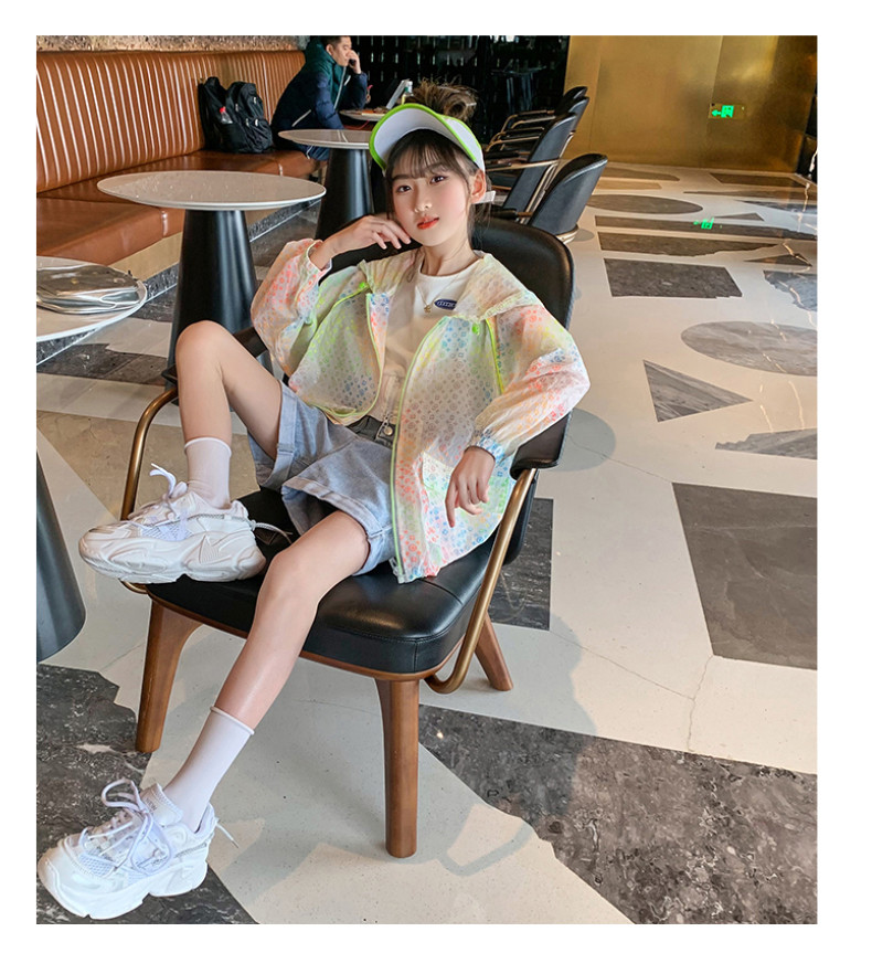 Summer Kids Sun Protective Clothing Light Breathable UV Resistant