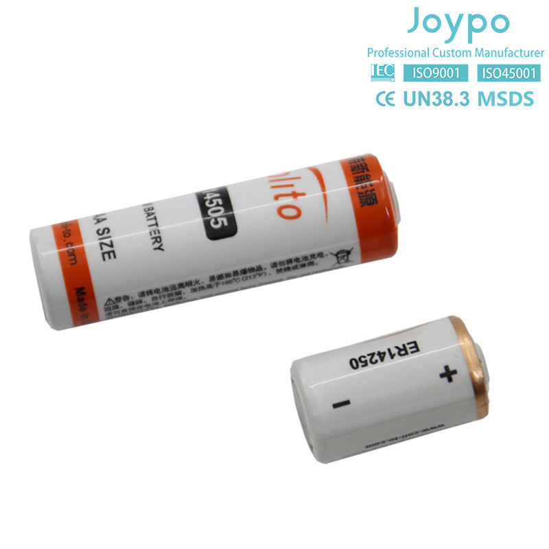 Disposable ER14250 Lithium Battery 3.6V 1.2Ah Lithium Cell For Electricity Meter