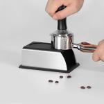 Barista Espresso Coffee Tamper Holder Eco-friendly Black Stainless Steel Custom