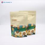 Heat Sealed Protein Powder Ziplockk Packaging Bag Snack Nuts Matte Stand Up Food