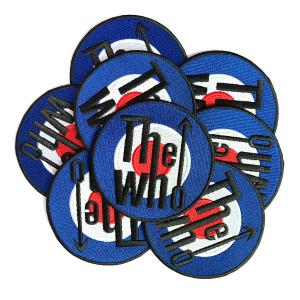 Quality Iron On 3D Clothing Embroidered Patches Felt Fabric Merrowed Border wholesale