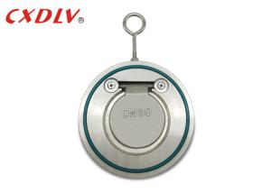 Quality One Way Non Return Valve Soft Seat Thin Wafer DN80 Stainless Steel ISO Certificated wholesale
