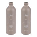 6.7OZ 10OZ 16.7OZ Aluminum Cosmetic Bottles Milk Tea Color Hand Lotion Packaging