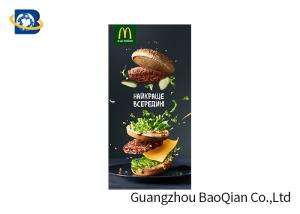 Quality CMYK Offset Printing Posters 3d Lenticulares Food / Drinking Advertising wholesale