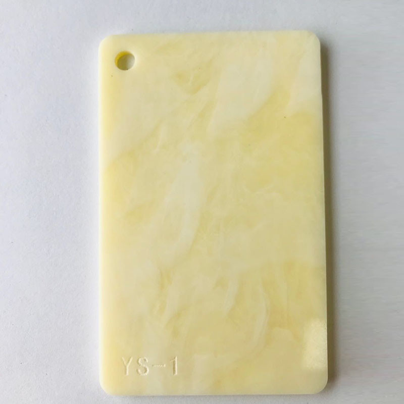 yellow color marble plastic sheet Hot Selling Cast 3mm PMMA Sheet Colorful cloudy Acrylic Plastic Sheet