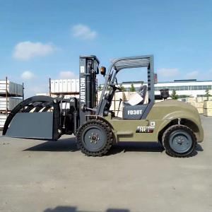 Quality Rear Tire 12-16.5-10PR Intuitive controls Rough terrain Forklift Truck Maximum Permissible Gradient 15 ° Powerful wholesale