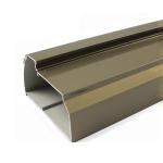 Champagne Color Aluminum Curtain Wall Profile T5 For Building Materials