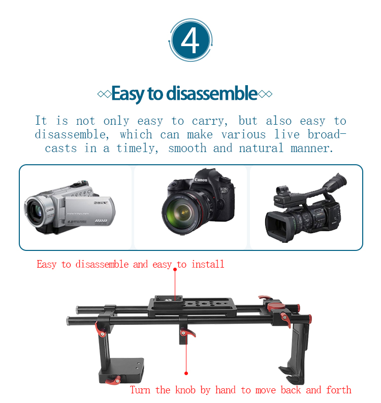 TYST Universal Portable Remote Control Prompter for Tablet/DSLR Camera Live Broadcasting