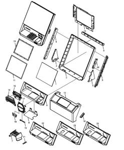 Quality FASCIA ASSEMBLY ATM Machine Parts wholesale
