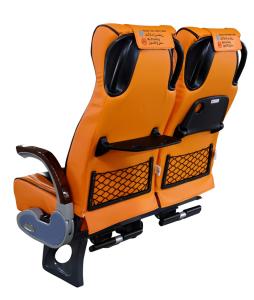 Quality 2+1 / 2+2 Traveller Bus Seats , Traveler Bus Seat VIP Dimond Stitching wholesale