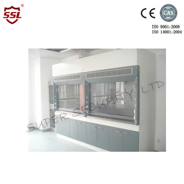 Laboratory Cold-roll Steel Chemical Fume Hood Φ290mm Air Outlet with Electrical