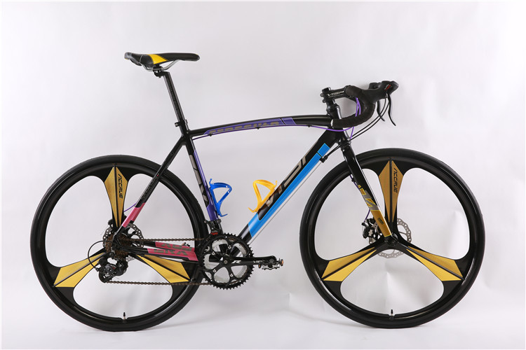 High quality 6061 aluminium alloy 700C road bicycle/bicicle with Shimano 14 speed Shimano disc brake made in China