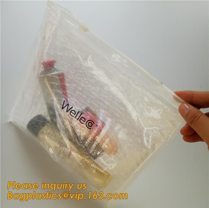 Cosmetic Pink Slider Padded Bag/Silver k Bag With Bubble,Padded Envelopes Cheap Aluminium Foil k Holographic